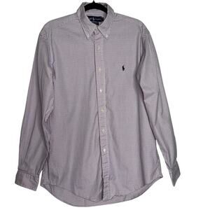 Ralph Lauren Lavender Checkered Shirt